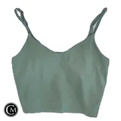 Athletic Bra By Lululemon In Green, Size: 10