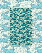 Bunnies On Parade Kitchen & Tea Towel