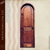 2 Panel Arched Door: Handcrafted From Genuine Full Length Timber – 8028AT