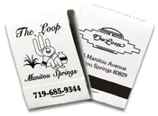 20 Stem Matchbooks Black Logo on White
