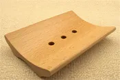 Beechwood Soap Dish - Curved (#7)