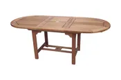 8 Foot Oval Teak Extension Table by Royal Collection - FEO10