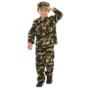 Army Dress Up Costume - Kids