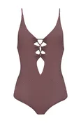ACACIA Kokomo Full Piece (Marsala Two Toned Ribbed)
