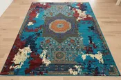 10X14 Mamluk Multicolor Handmade Wool Rug # 14708