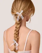 Heart Lace Bow Hairpins