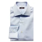 Light Blue Textured Dress Shirt