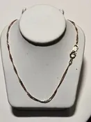 10K Gold Singapore Chain Necklace 20" 2.4g