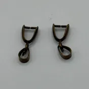Bail - 10mm - Antique Brass (2pcs)