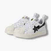 Adidas Adifom SSTR 360 C Bape White Black Gold JQ2400