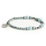 aarikka Jemina Light Blue / Silver Bracelet