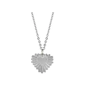 BE CURIOUS Mini Heart Necklace -Silver-