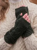 Aran Finger Less Gloves