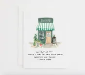 Cute Shop Just Because Card