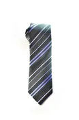 Black Purple Tie