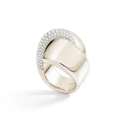 ABBRACCIO Ring - White Gold, Diamonds