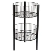 2-tier Round Wire Dump Bin