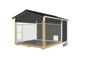 8×12 Dog Kennel – 14256