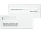 Self-Sealed Double Window Envelope