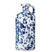 Made in Italy Handmade Ceramic Olive Oil Cruet - Cobalt