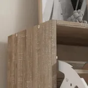 3 Tier with Mirrored Drawer Shoe Storage Cabinet Chest