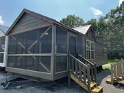 14×38 Smoky Mtn Cabin Park Model – Full Bath- On Display- AVAILABLE NOW