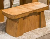 Pamaria – Extra Large Dining Room Bench – Light Brown