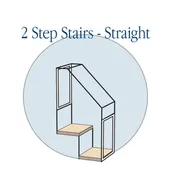 2 Step Catio Stairs - Straight
