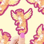 Angel Kitty Sticker