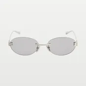 Balenciaga Gossip Oval Af Sunglasses in Light Grey