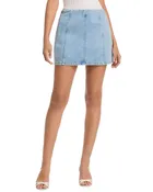 90s Multi Seam Skirt- Denim