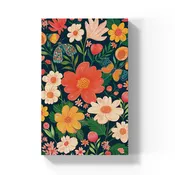 A Beautiful Garden Soft Touch Layflat Notebook
