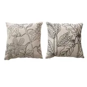 18" Square Cotton Pillow,