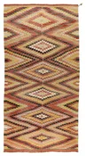 Vintage Kilim Wool Rug 5'4''x10'4''
