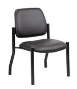 Boss Antimicrobial Armless Guest Chair, 300 lb. weight capacity — Kalico