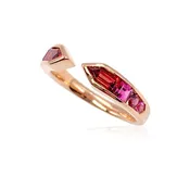 14K Gold Cirque Meeting Arrows Ring