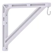 11-inch Wall Bracket for Retractable Photo Backdrop - White
