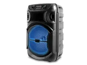 BOOM8 Rechargeable 8" Bluetooth LED Speaker with USB Card Inputs