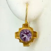 14k Angelicus Amethyst Earrings