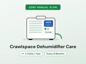 Dehumidifier Maintenance Program – 2 visits per year (every 6 months)