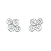 'Anderson' Diamond Stud Earrings, 1.2 Carats