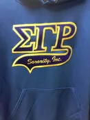 Sigma Gamma Rho Hoodies, Royal Blue/Gold