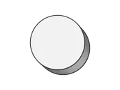Round foam cushion