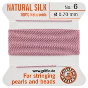 Dark Pink Griffin 100% Natural Silk Thread