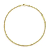 18K Gold Caviar Bracelet | 2mm