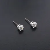 5mm CZ Stud Earrings