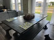 Country X Circle Sawn Knotty Alder | Minnesota Farmhouse Custom Dining Tables and Furniture