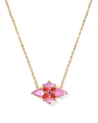 Abbie Crystal Short Pendant Necklace