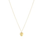 16" Necklace Gold - Love Plush Gold Charm