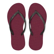 Women's Sustainable Flip Flops Açai with Black Straps